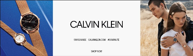 Montre Calvin Klein 2018 banner
